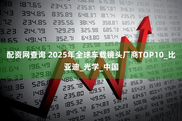 配资网查询 2025年全球车载镜头厂商TOP10_比亚迪_光学_中国